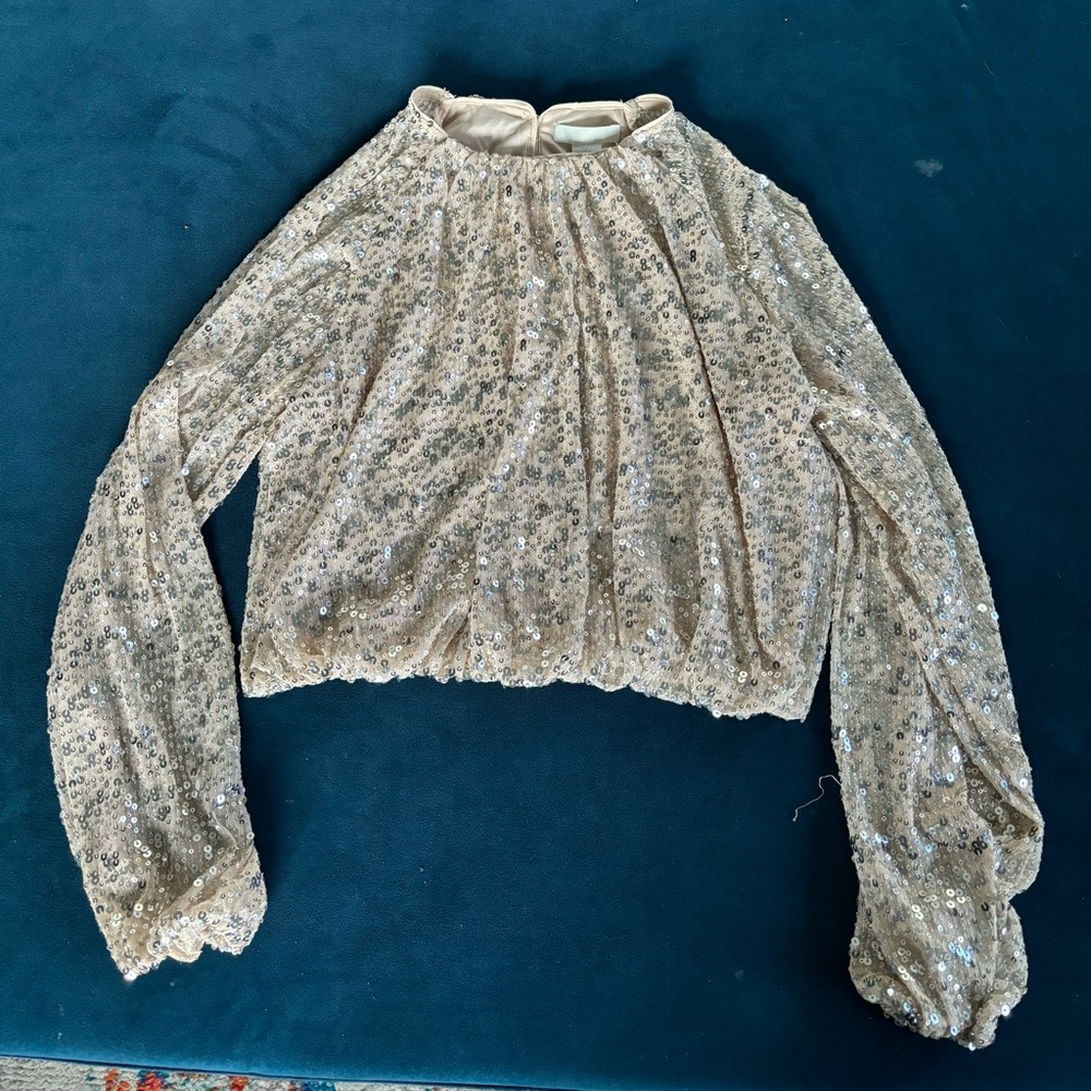 H&M sparkly top